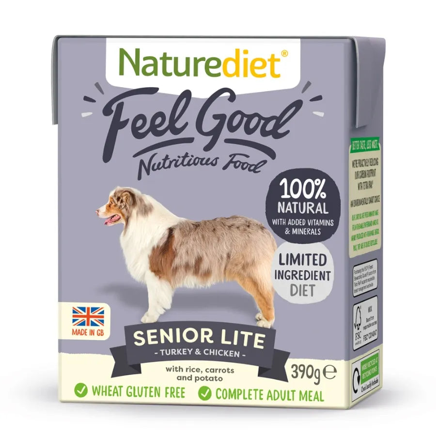 Naturediet Dog Feel Good Senior Lite Tetra Pack