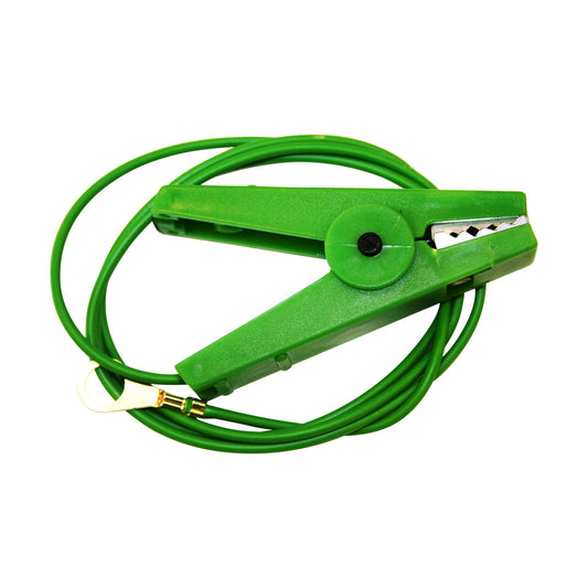 Agrifence Earth Lead on Green Croc Clip