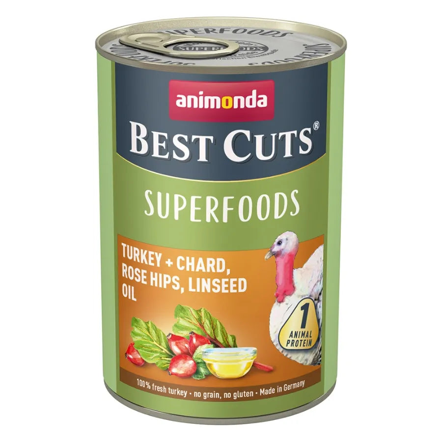Animonda Adult Dog Best Cuts Superfoods Turkey/Chard/Rose Hips/Linseed Oil