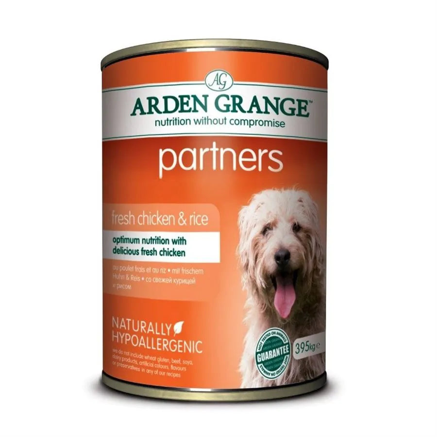 Arden Grange Dog Partners Tins Chicken Rice & Vegetables