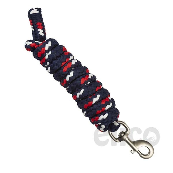 Elico Windermere Lead Rope Navy/Red/White